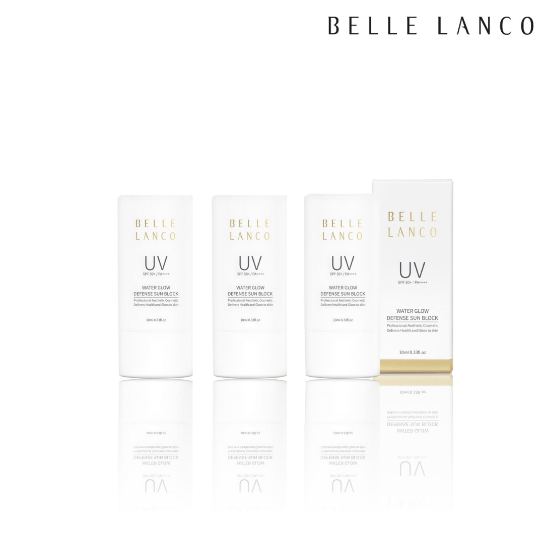COMBO 3 TUYP 10ML Kem chống nắng nâng tone và dưỡng da Belle Lanco Water