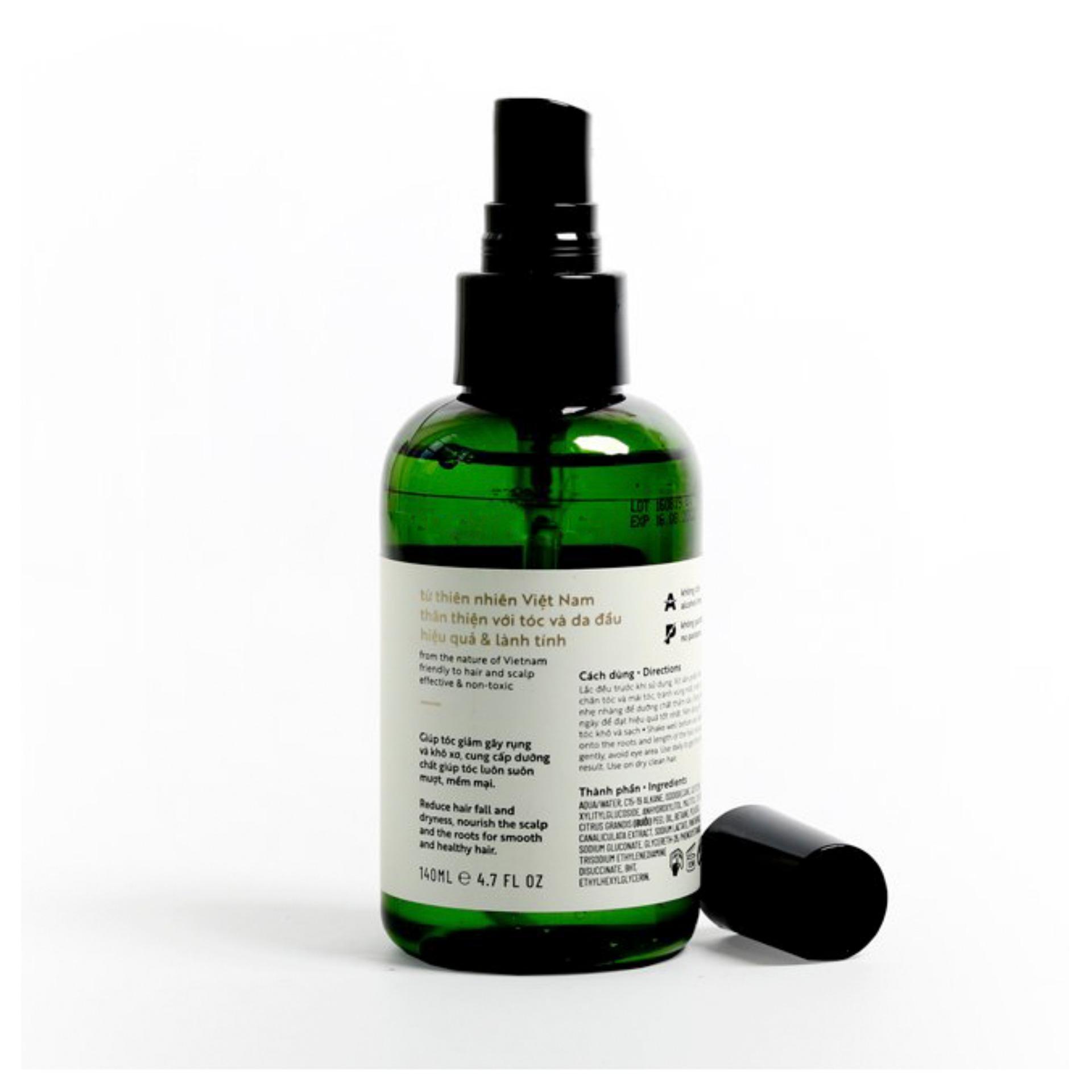 Nước Dưỡng Tóc Tinh Dầu Bưởi Cocoon 140ml (pomelo hair tonic)