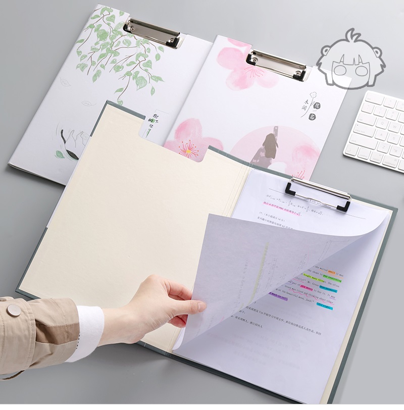 Kẹp giấy A4 họa tiết dễ thương