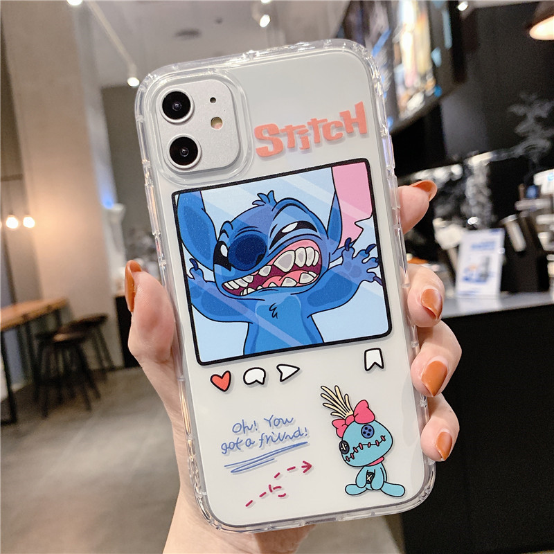 Ốp Lưng Silicon Chống Sốc Stitch