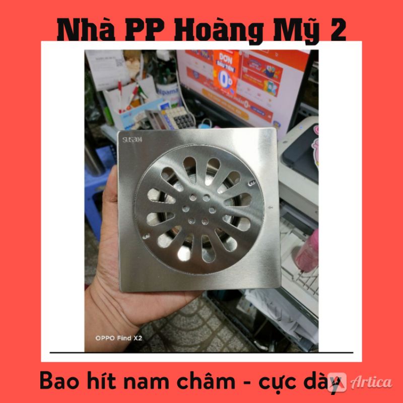 Phễu Thoát sàn thoát nước Lược Rác chống hôi Inox Sus 304 GRSL
