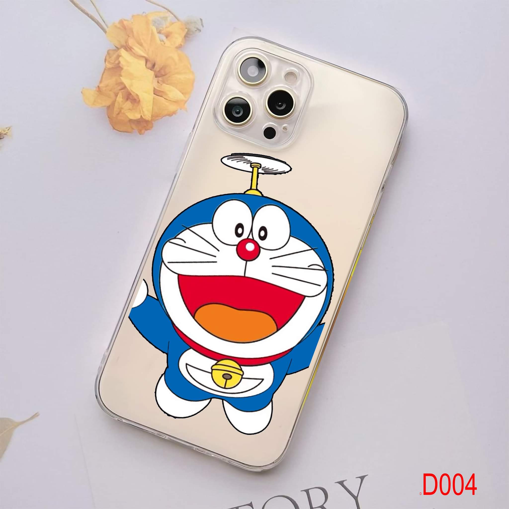 Ốp lưng dẻo in hình doremon cho đt Iphone