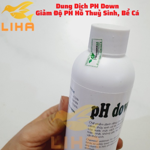 Dung Dịch pH Down - Giảm Độ pH Cho Hồ Thuỷ Sinh, Cá Cảnh