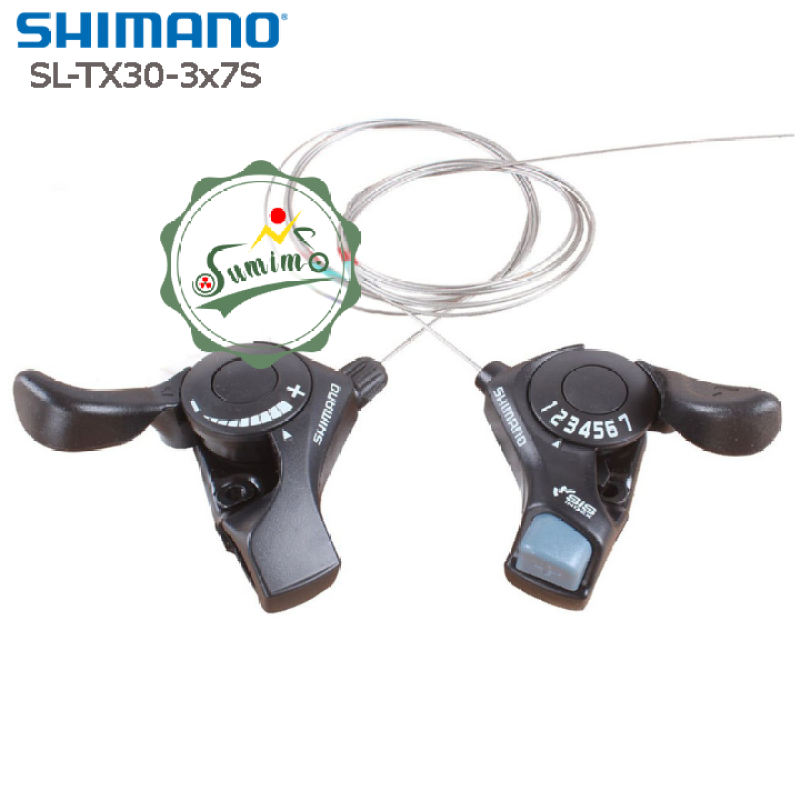 Mua Tay đề xe đạp - Tay bấm xã Shimano SL-TX30-3x7 Speed
