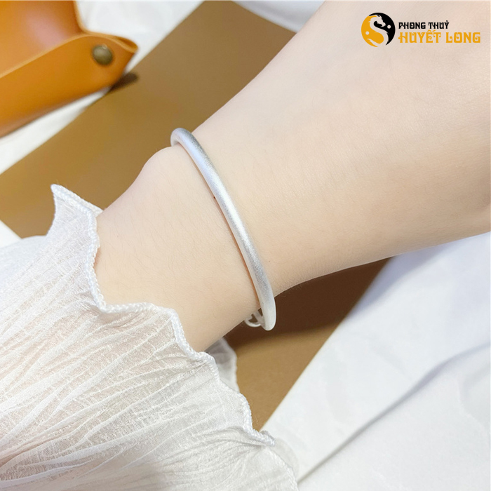 Vòng Tay Bạc Nữ s925 Kiểu Đơn Giản, Lắc Bạc Nữ Cao Cấp Thời Trang, Vòng Đeo Tay Bạc Hàn Quốc