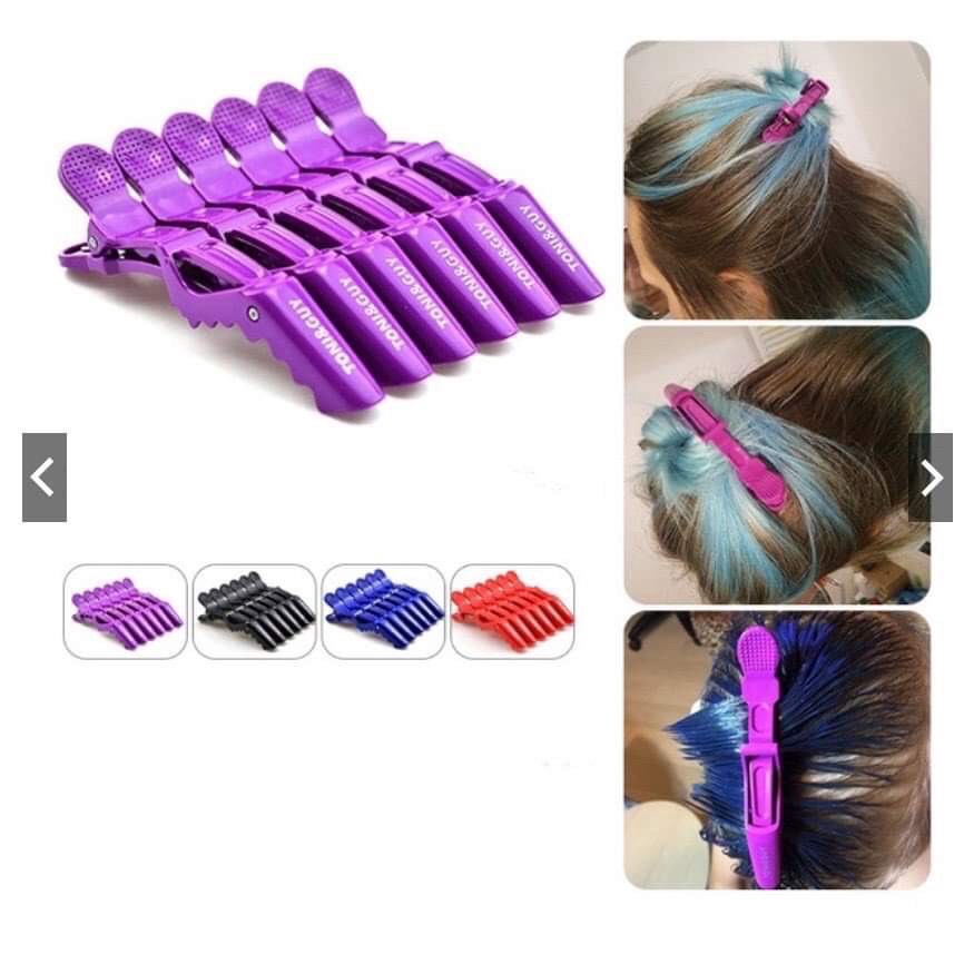 VỈ 6 CÁI Kẹp vịt chia tóc Toni & Guy cao cấp (màu ngẫu nhiên)