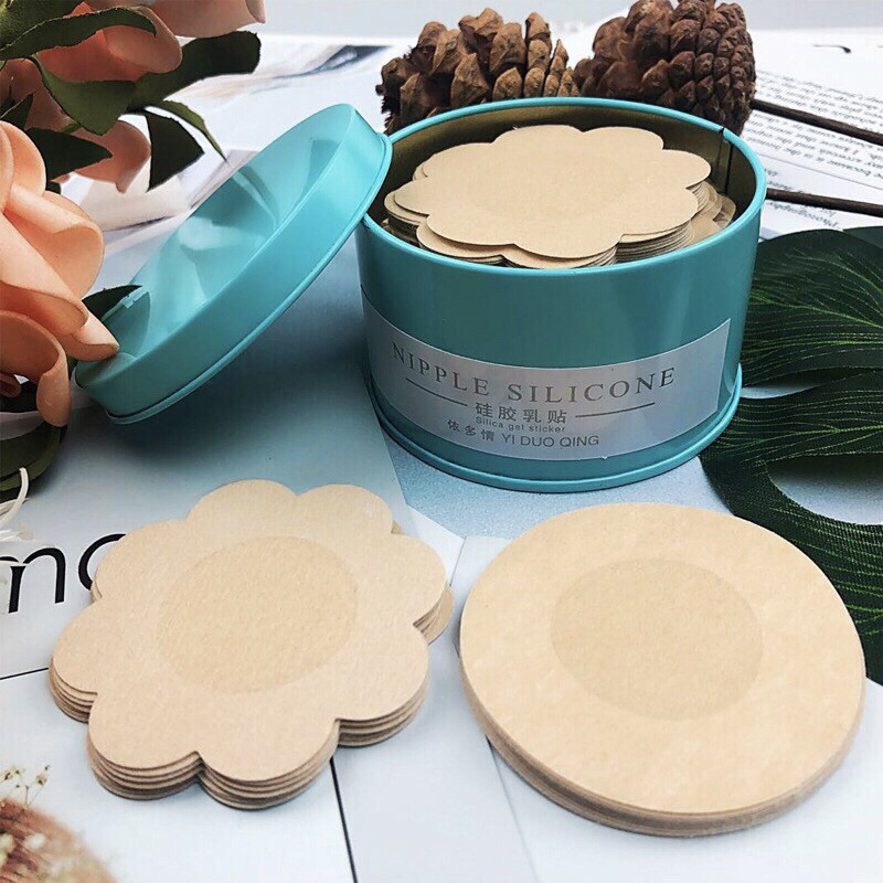 [HCM]Hộp 30 Đôi Miếng Dán Nhũ Hoa  Dán Ngực  Dán Ti