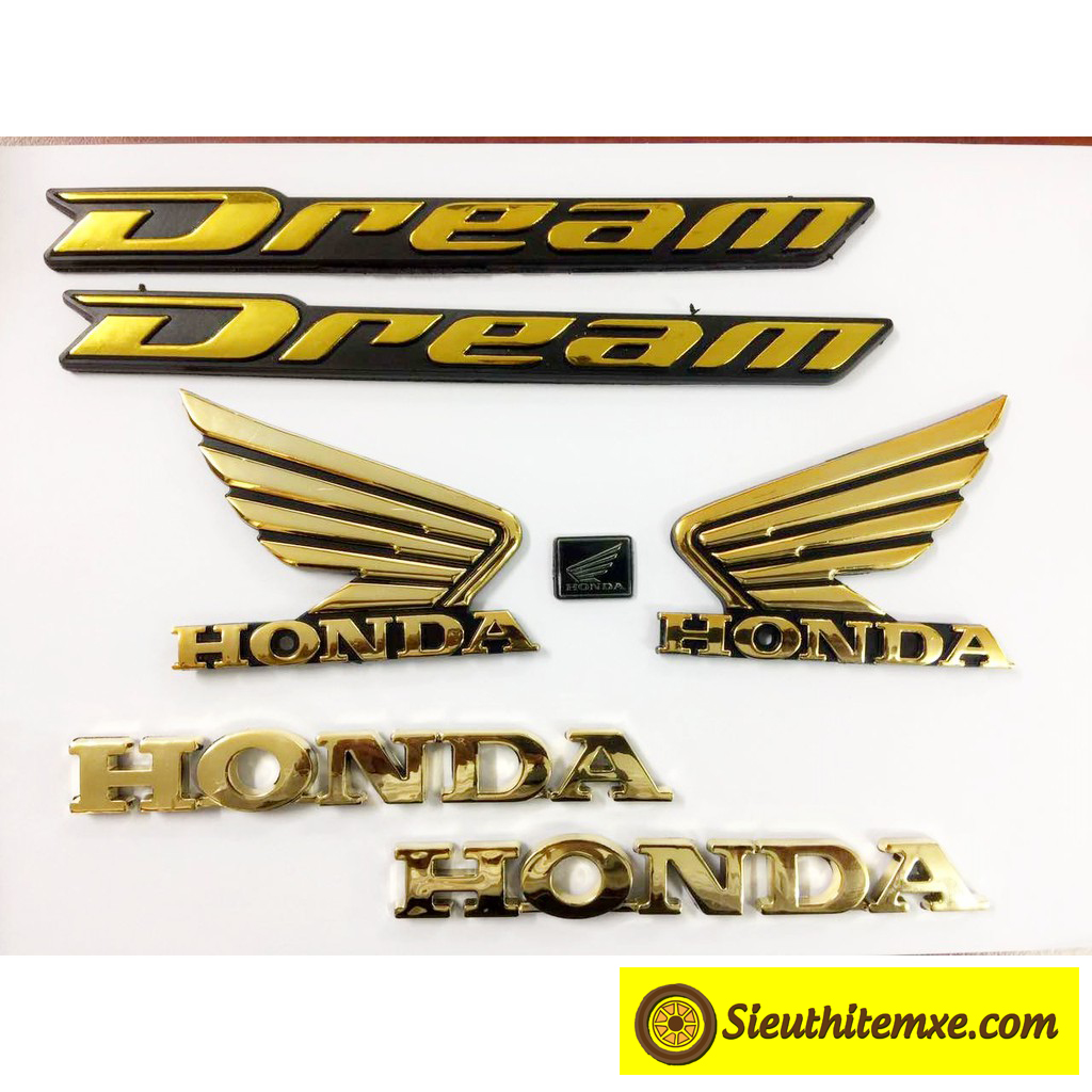 TRỌN BỘ TEM CHỮ NỔI CHO XE DREAM SIÊU BỀN