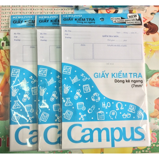 Giấy kiểm tra campus có chấm