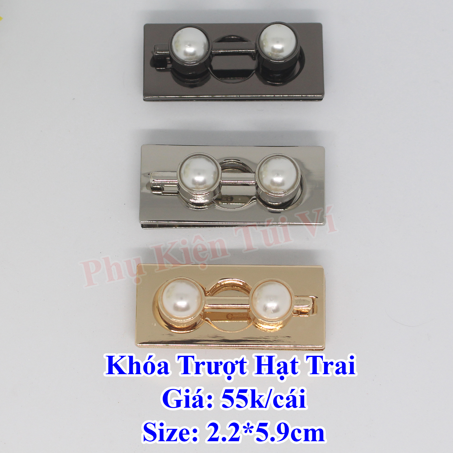 Pearl Sliding Buckle for Making Handbags (55K/Piece)