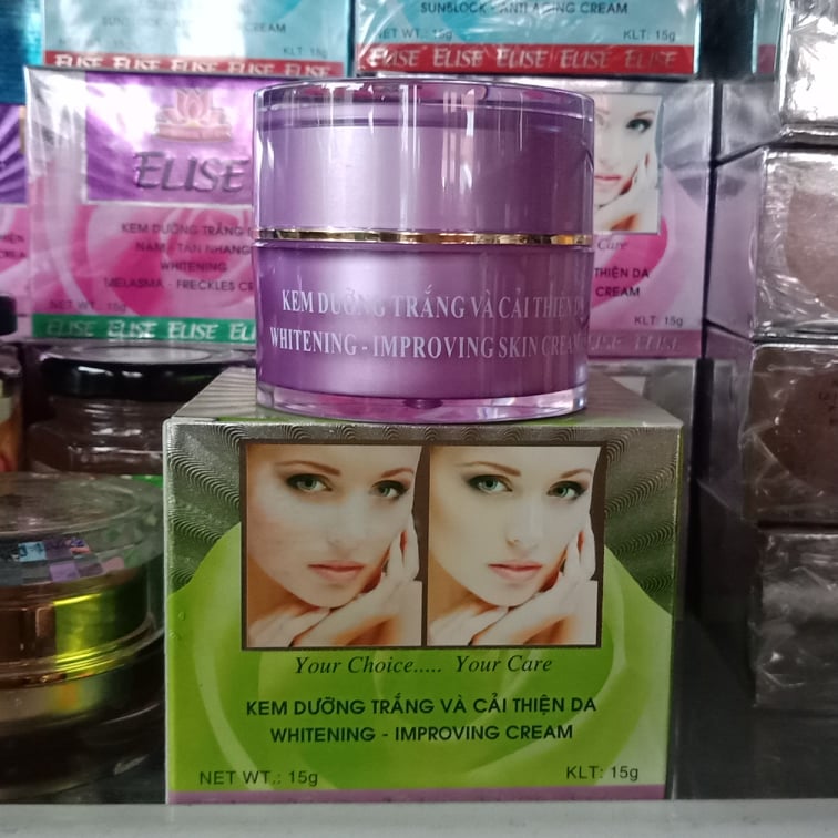 KEM ELISE DƯỠNG TRẮNG VÀ CẢI THIỆN DA 15G