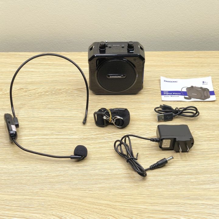 Loa Trợ Giảng Không Dây Zansong M80 - M70 Máy Trợ Giảng Công Suất Lớn Kèm Mic Không Dây Đeo Tai Hỗ Trợ Gíáo Viên Giảng Dạy, Thuyết Trình. Hướng Dẫn Viên Du Lịch, Âm Thanh To, Rõ
