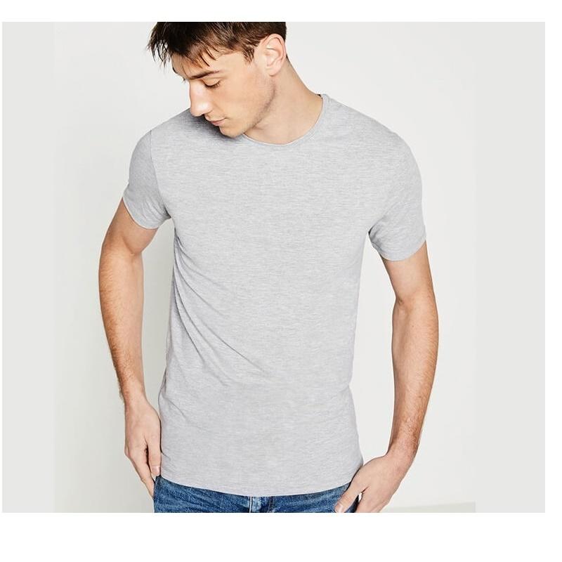 ÁO THUN TRƠN CỔ TRÒN  MÀU XÁM TAY NGẮN NAM NỮ  21