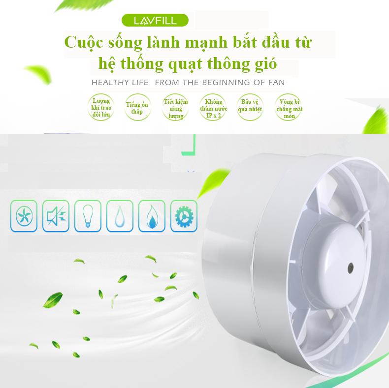 Smart Store - Quạt hút gió, hút mùi siêu trầm (ABS CE, RoHS)