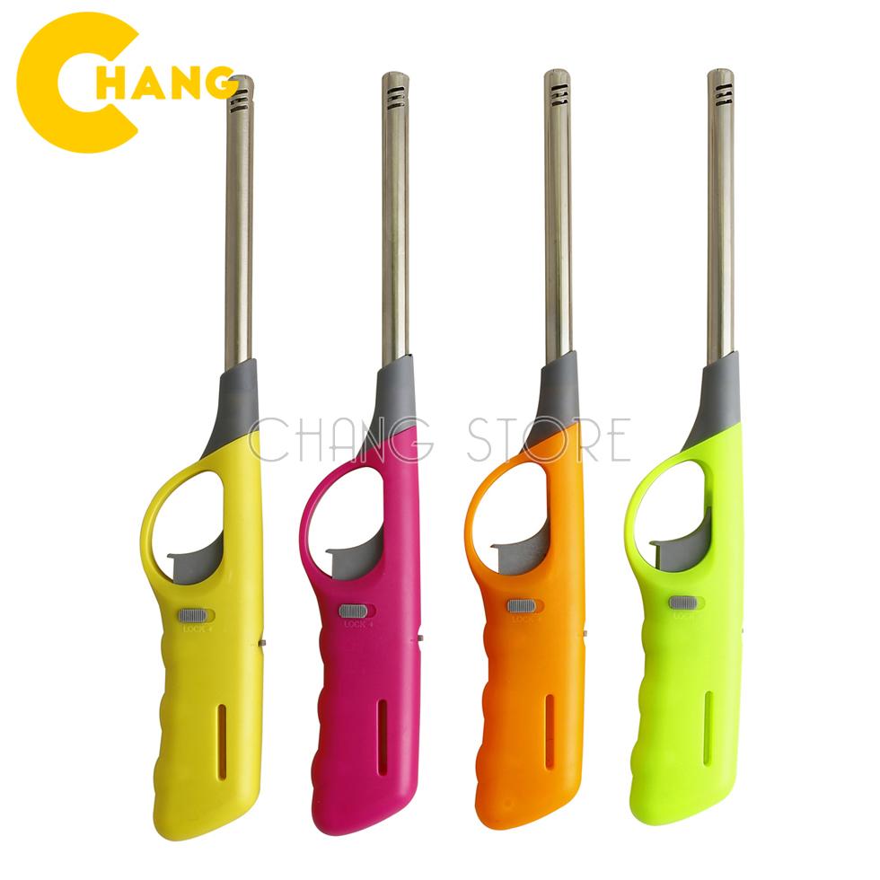 Bật Lửa Hộp Qụet Mồi Bếp Ga, Bật Lửa Châm Bếp Cồn Có Nút Khóa An Toàn (Giao Màu Ngẫu Nhiên)