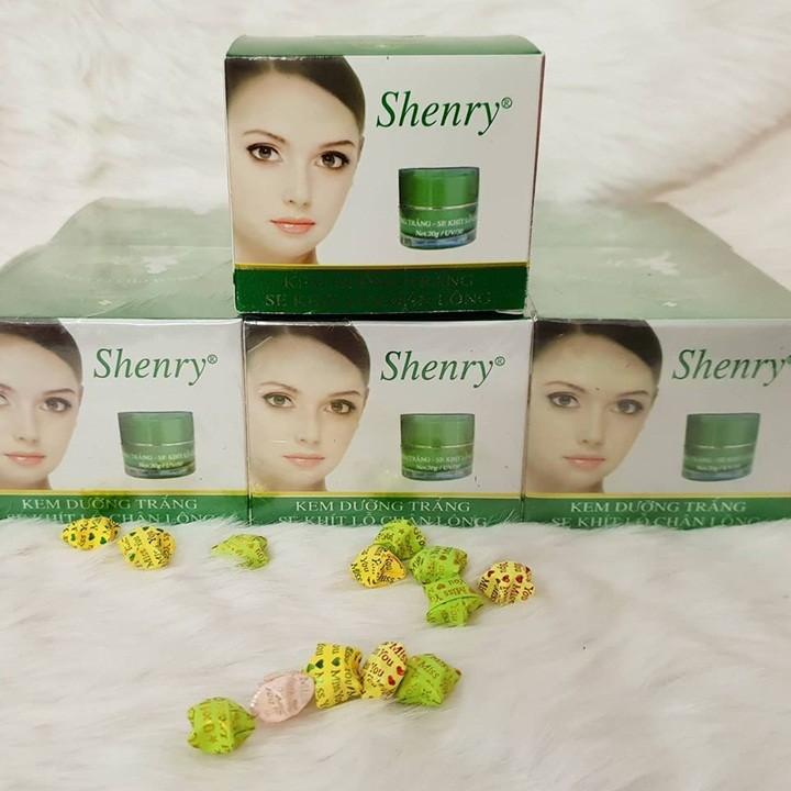 KEM DƯỠNG TRẮNG DA SE KHÍT LỖ CHÂN LÔNG SHENRY
