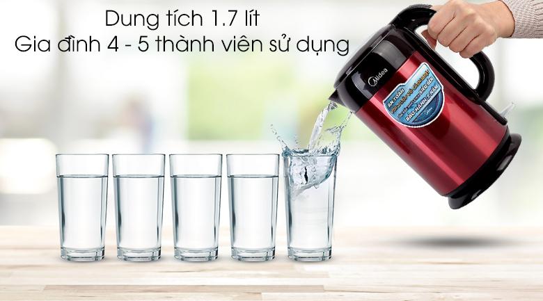 Bình siêu tốc Midea 1.7 lít MK-317DR