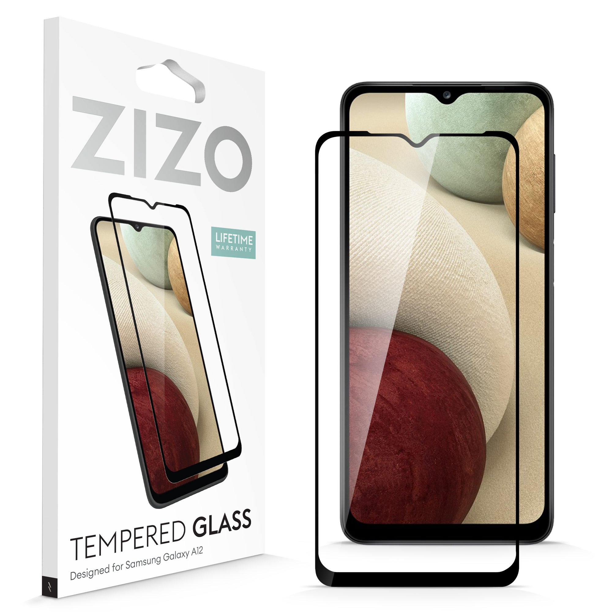 Cường lực full màn cho Samsung Galaxy A12 (Đen)