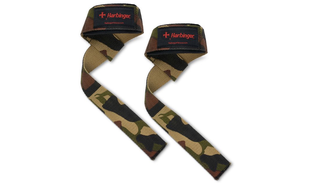 Dây Kéo Lưng Harbinger Padded Cotton Lifting Straps Camo