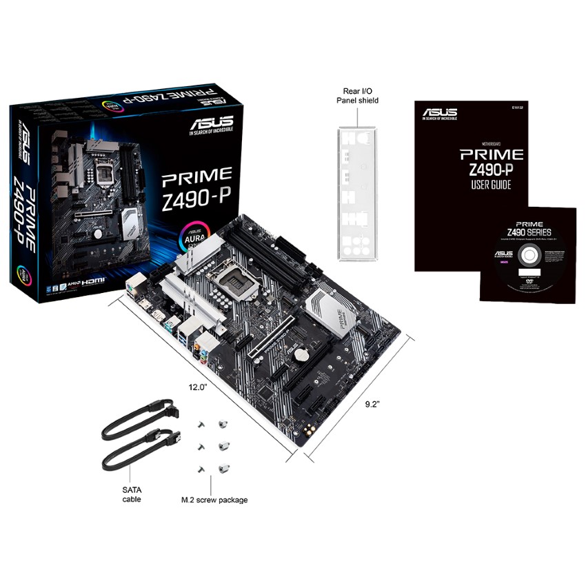 Mainboard ASUS PRIME Z490-P (Intel Z490, Socket 1200, ATX, 4 khe RAM DDR4)