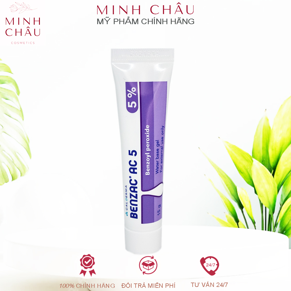 Benzac AC 5% - Kem hỗ trợ giảm mụn