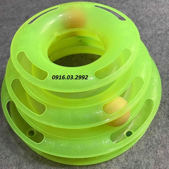 Đồ Chơi Cho Mèo - Đồ Chơi 3 Tầng