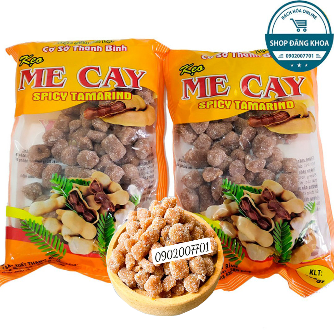 Kẹo mứt me cay gói 200g - Đặc sản Đà Lạt - bánh kẹo ăn vặt ngon