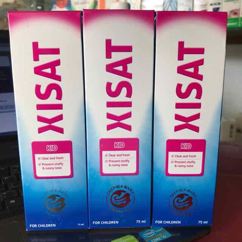 Dung dịch vệ sinh mũi trẻ em xisat 75ml