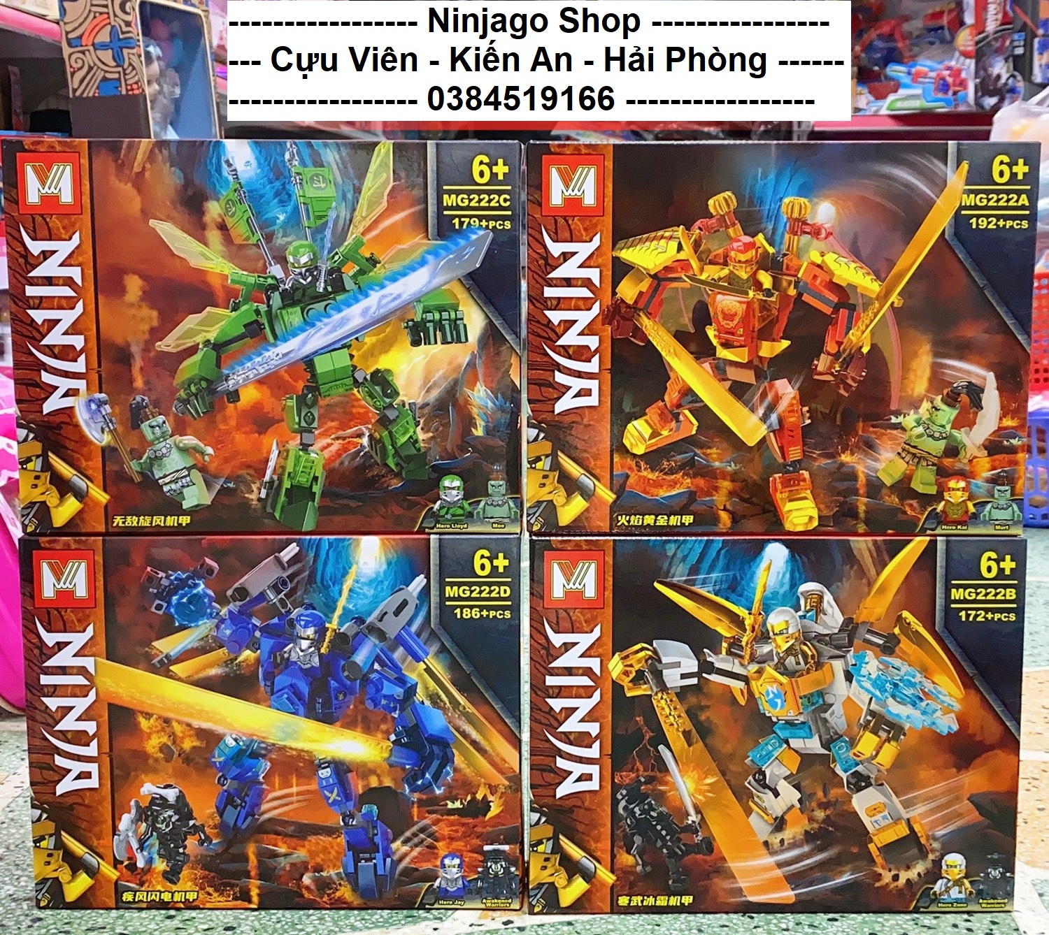 Ảnh Thật] [Có Sẵn] Lắp Ráp Xếp Hình Lego Ninjago Mg222: Cỗ Máy Chiến Binh  Samurai 190+ Mảnh (Inbox Chọn Mẫu) - Mixasale