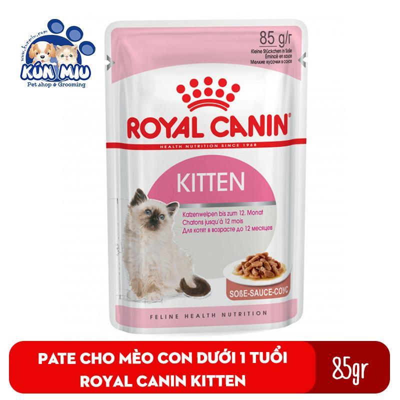 Thức ăn Pate cho mèo con tập ăn Royal Canin Kitten 36 gói 85g
