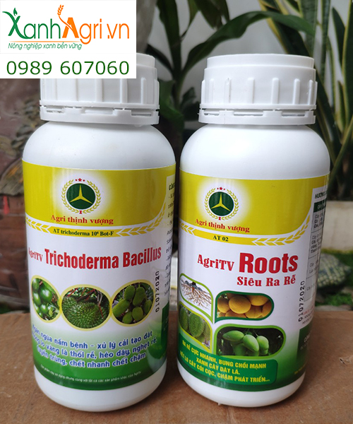 [HCM]Chế phẩm Tricoderma Bacillus ủ phân phòng nấm bệnh Xanh AgriTv