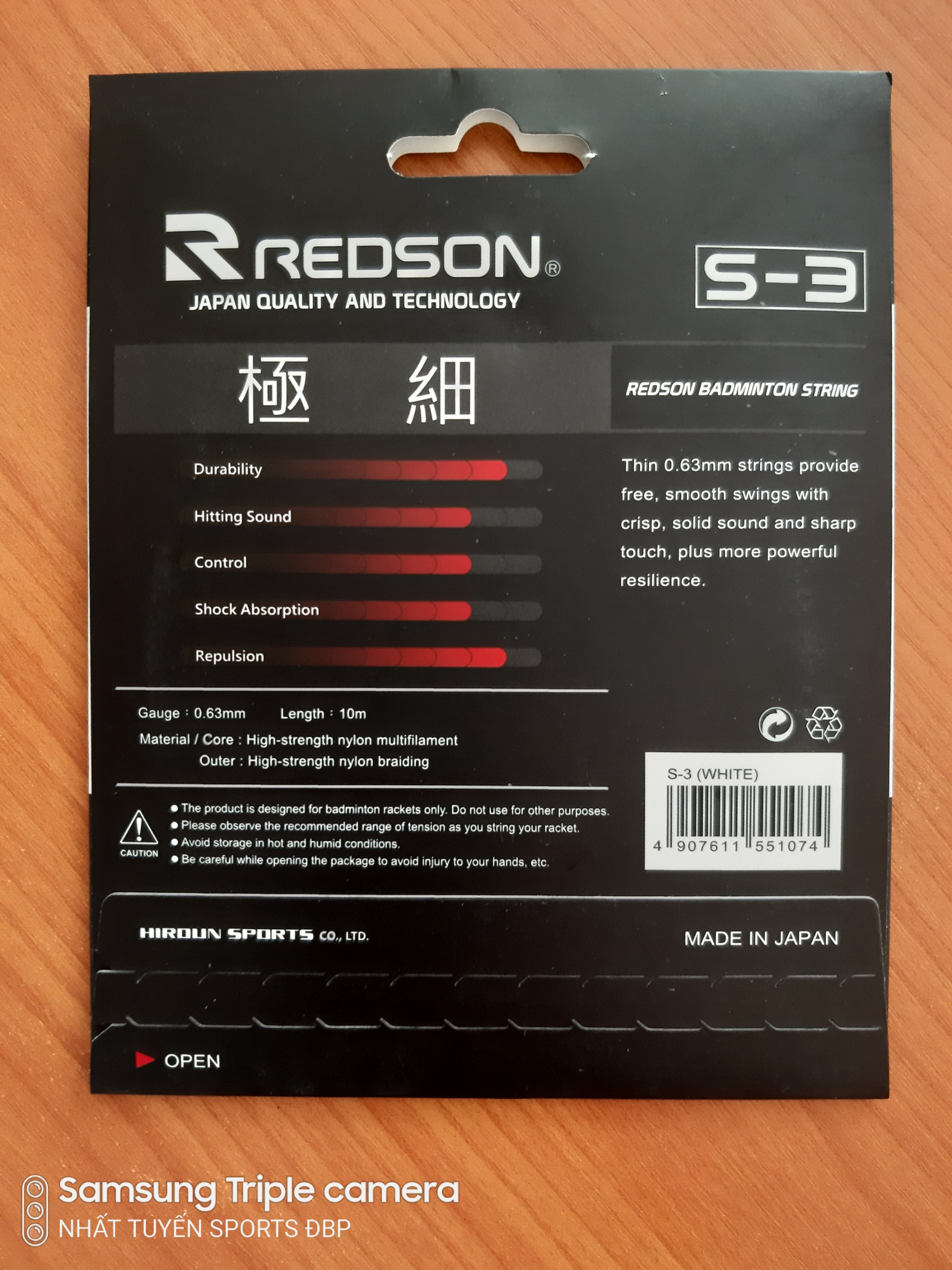 Dây cước đan vợt cầu lông Redson S-3 (Chính hãng)