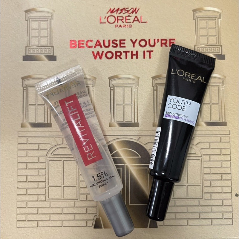 (mẫu thử 7.5ml Màu Đen) 1 Tuýp Hoạt chất trẻ hóa da L'Oreal Paris Youth Code 7.5ml