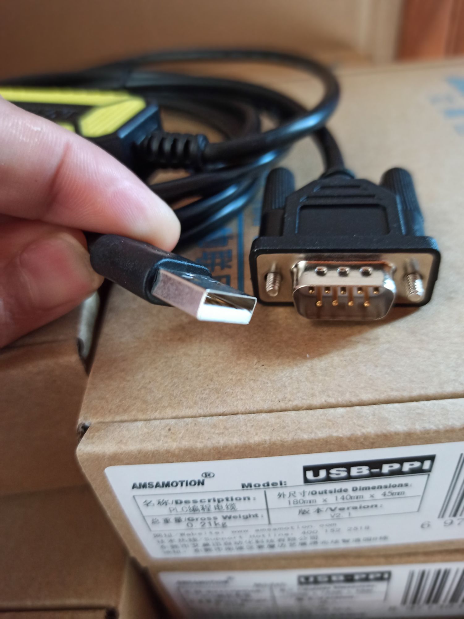 Cáp giao tiếp PLC Siemens S7 200. USB-PPI