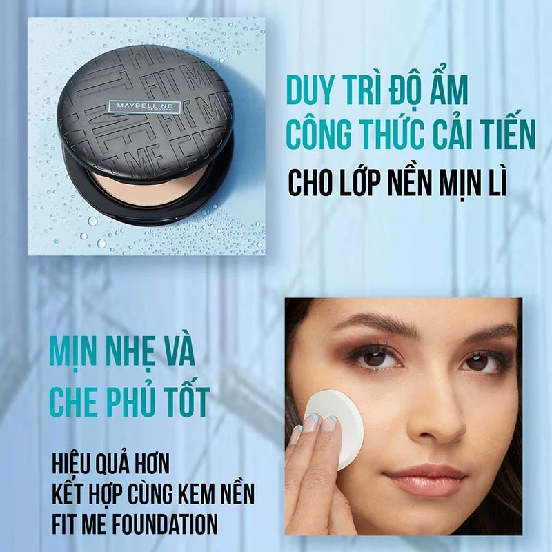 Phấn phủ mịn lì Maybelline Fit Me Matte + Poreless Powder SPF 32 PA +++