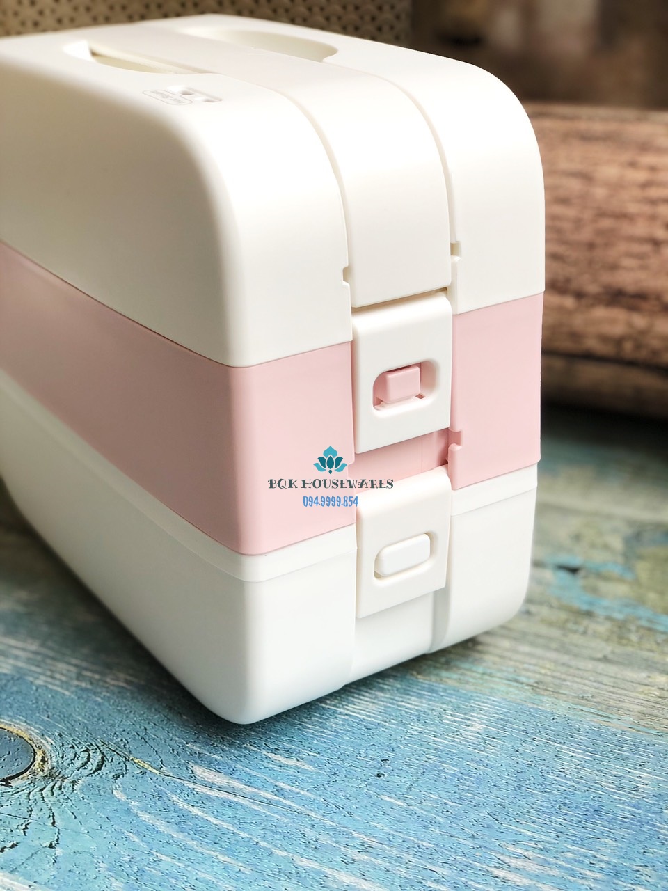 [HCM]Set cơm bộ hộp cơm cắm điện Lock&Lock EJR236WHT