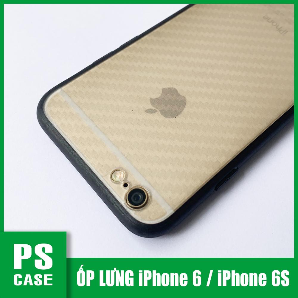 Ốp lưng iPhone 6, iPhone 6s, viền dẻo đen cao cấp - PS Case phân phối