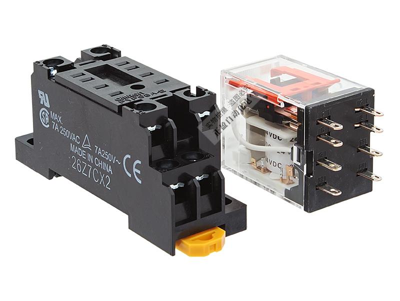 Relay trung gian MY2N-GS có tùy chọn kèm đế