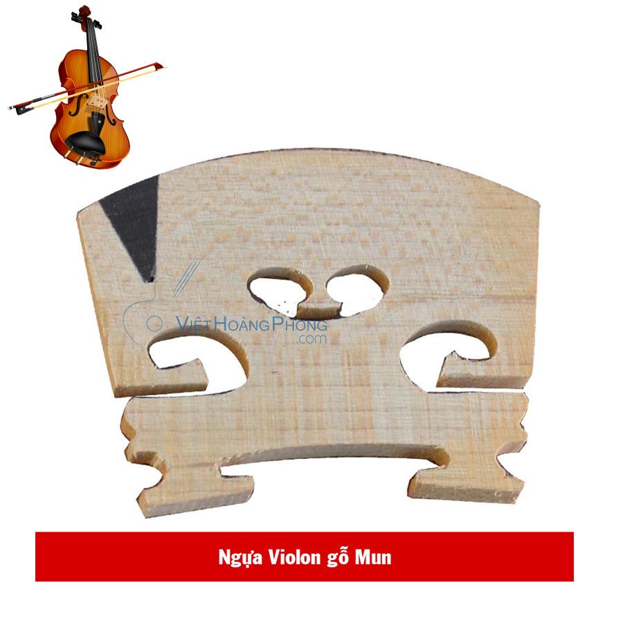 Ngựa đàn violon gỗ mun cao cấp vhp - việt hoàng phong