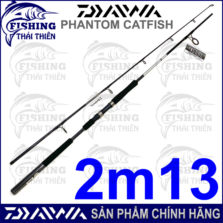 Cần câu cá daiwa phantom catfish cần 2 khúc máy đứng 2m1, 2m4, 2m7, 3m0