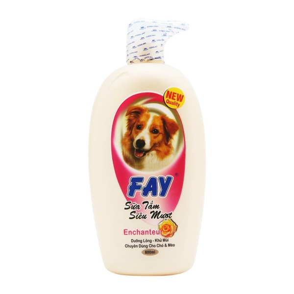 Sữa tắm chó mèo FAY siêu mượt - 800ml - 300ml