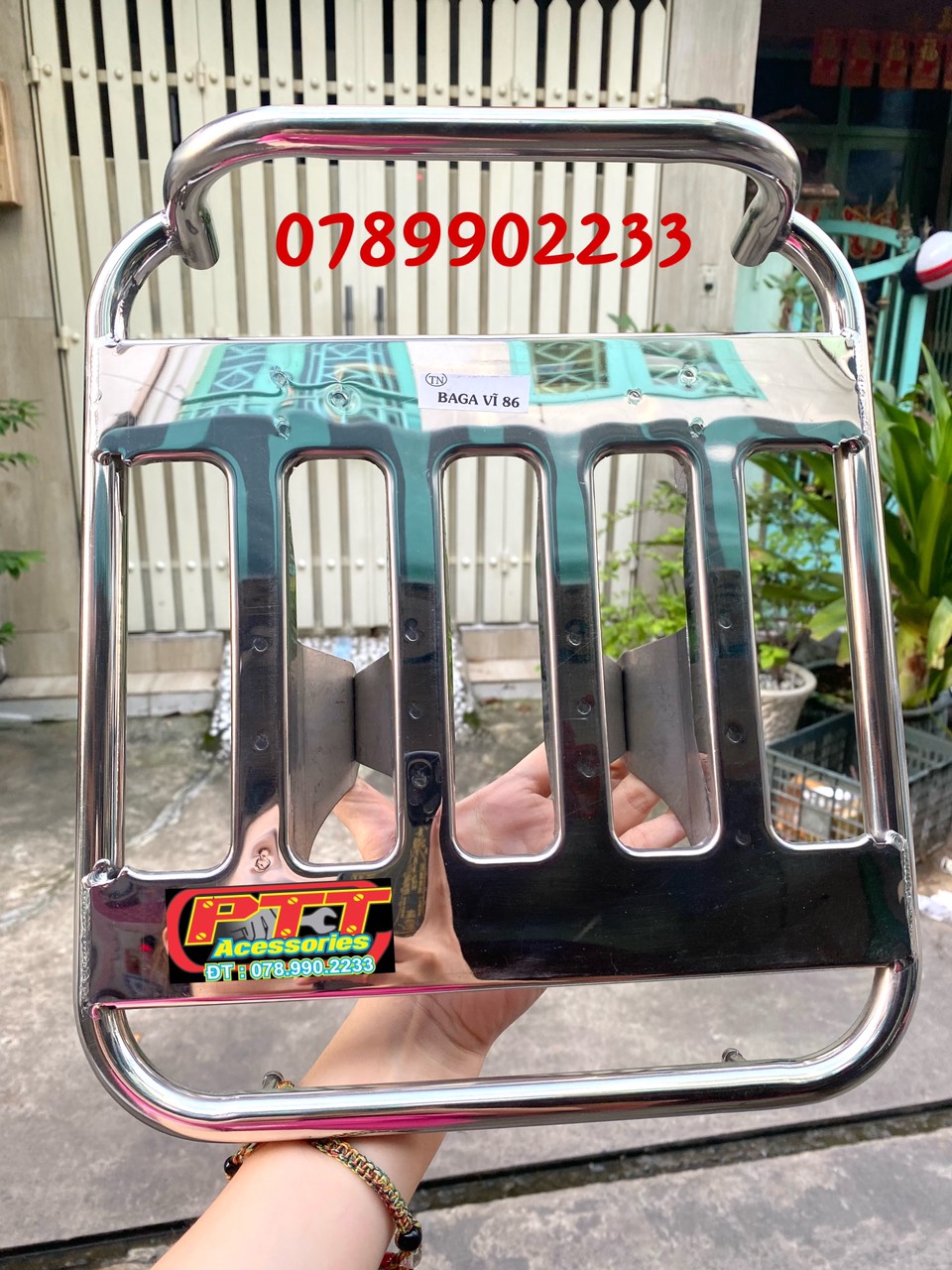 BAGA YÊN SAU CUB 86 INOX