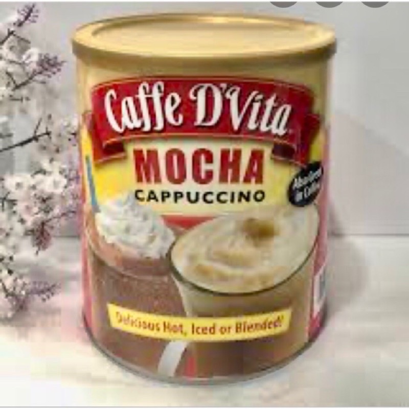 🤎🌰 bột cà phê cafe d’vita mocha cappuccino 1.8kg của mỹ🌰🤎