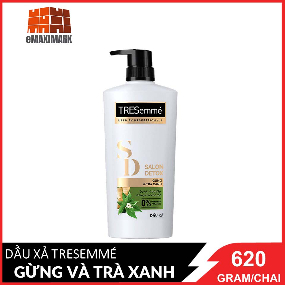 [HCM ship 2h] Dầu xả Tresemme Gừng và trà xanh 620g