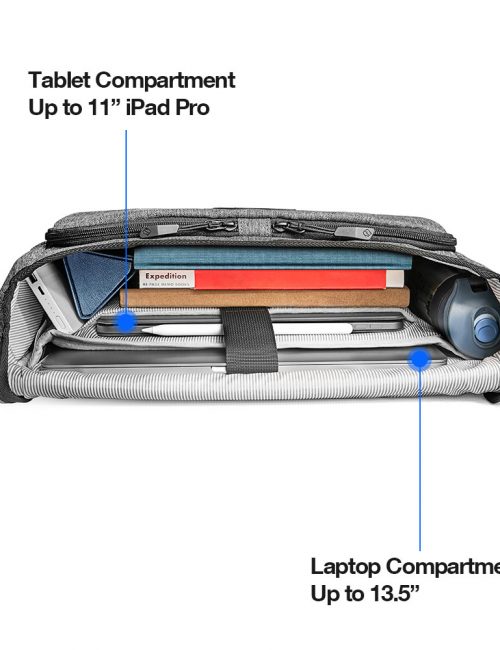 Túi đeo vai Tomtoc Messenger Multi-Function for Ultrabook 13.5"/14" - A47 chính hãng