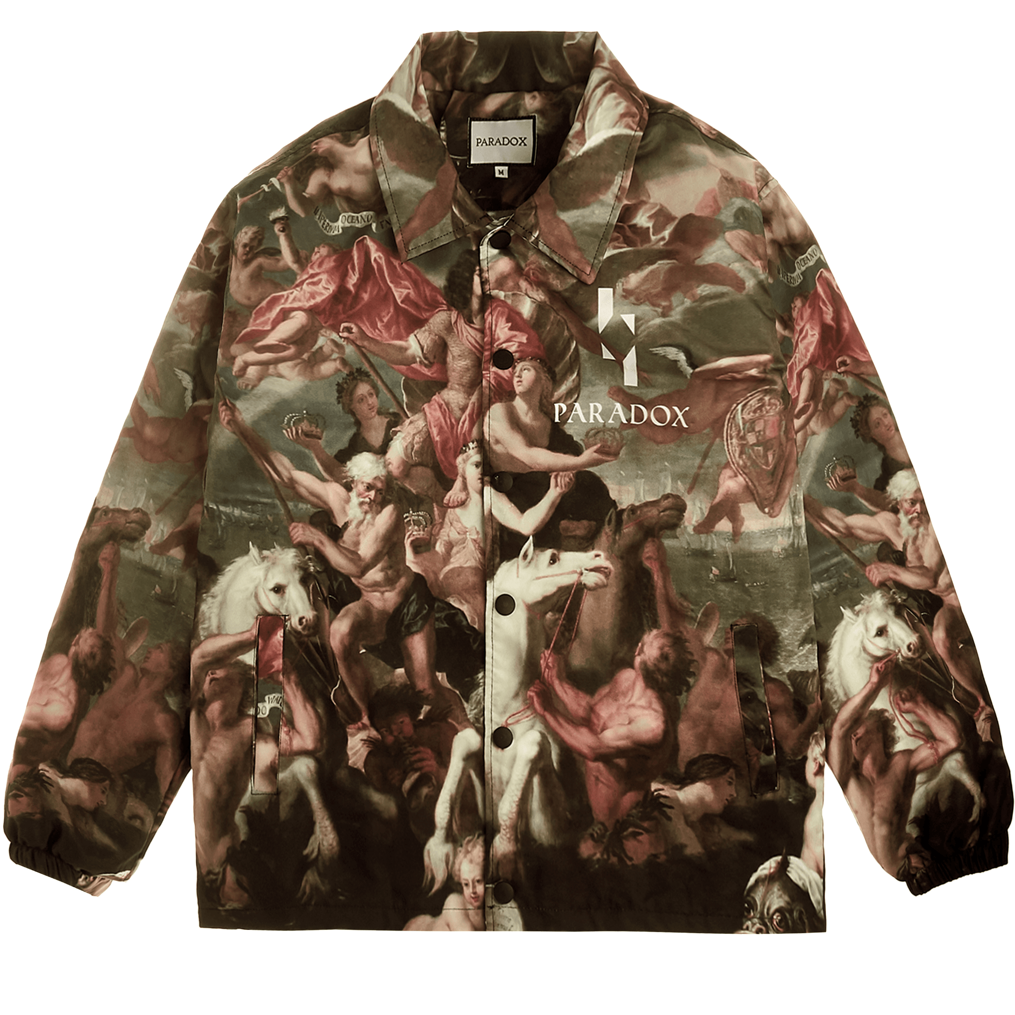 PARADOX Áo khoác dù POWER AND ILLUSION OVER-PRINTED JACKET