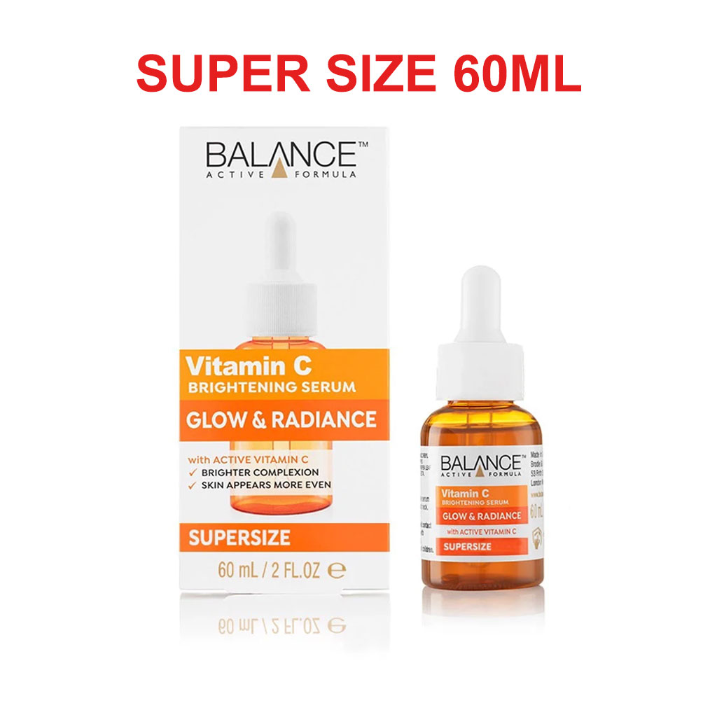 Serum Vitamin C Balance Active Formula Dưỡng Sáng Da Căng Bóng, Mờ Thâm Nám 30ml - 60ml Anh Quốc