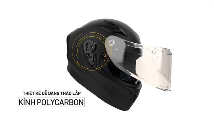 [HCM]Nón Fullface ROC R01 TẶNG KÈM PINLOCK
