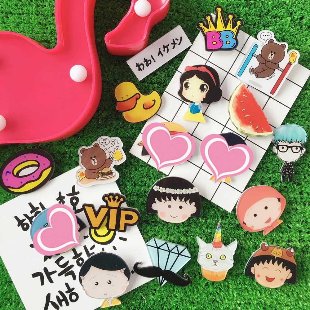 [HCM]Huy Hiệu Cài Áo Pin Cài Áo Hàn Quốc