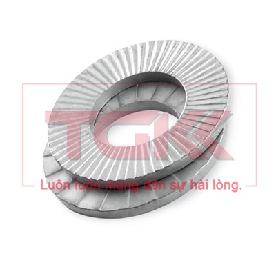 Long đen chống xoay (Nord-Lock) mạ kẽm M3-M20